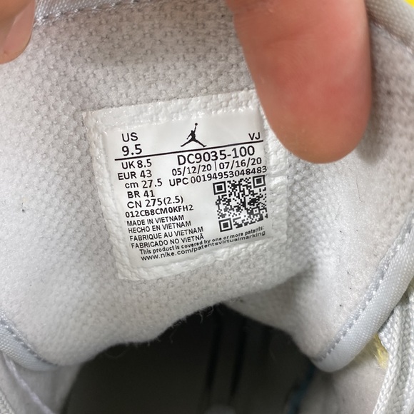 AIR JORDAN 1 MID SWOOSH GRRY CAMO DC9035-100 - Picture 9 of 15